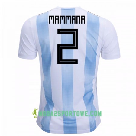 Koszulka Argentyna Mammana 2 Mistrzostwa Świata 2018 Domowe Stroje Piłkarskie